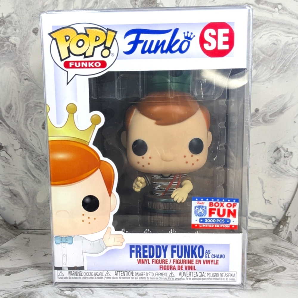 Funko Pop Fundays 2021 Box of Fun Freddy as El Chavo LE3000, MIB, with protector